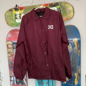 Retro vans red bomber jacket